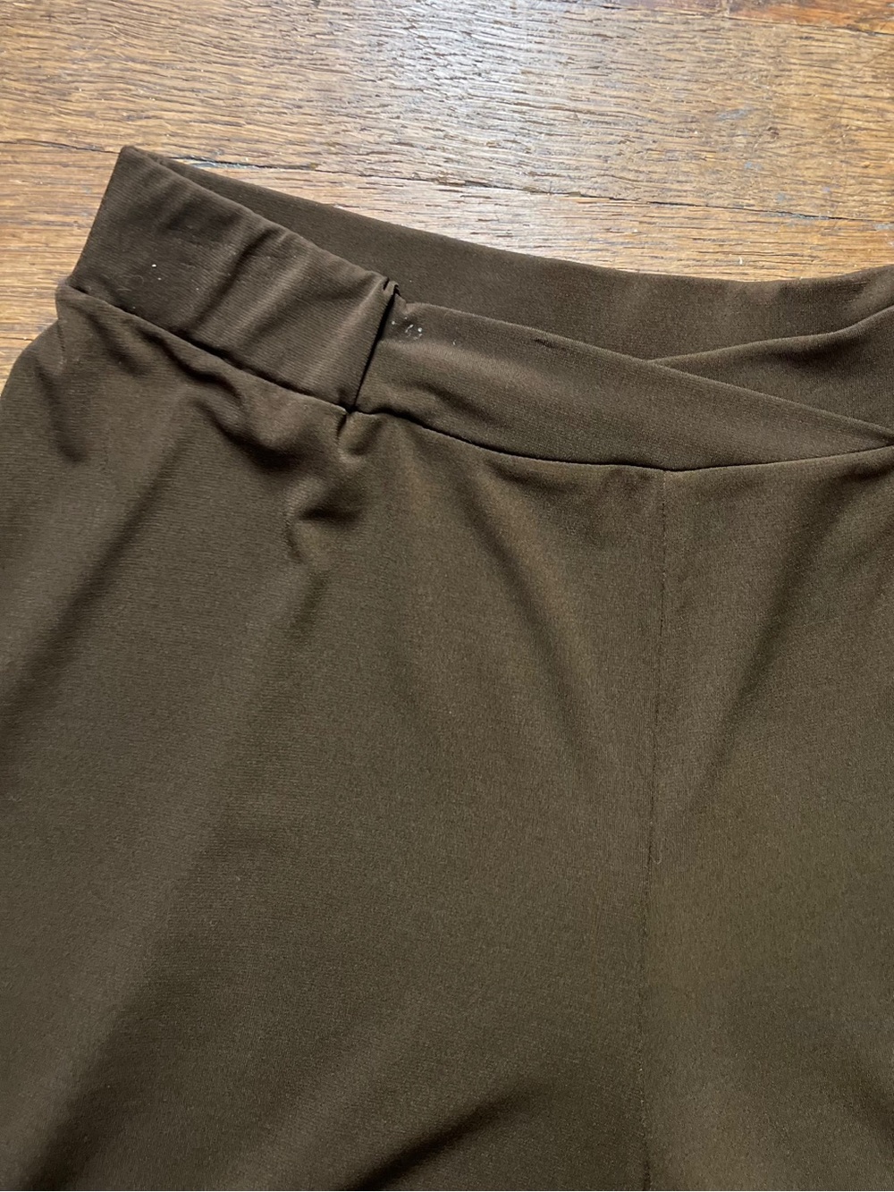 I.N. Studio Wide-Leg Culotte Pants in Brown - Picture 2 of 3